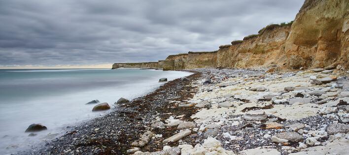 Panorama fra Sangstrup Klint