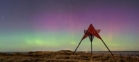 Nordlys over Vedersø Klit